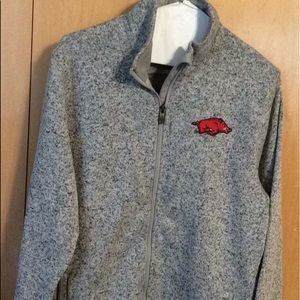 Arkansas razorback jacket with fleece lining